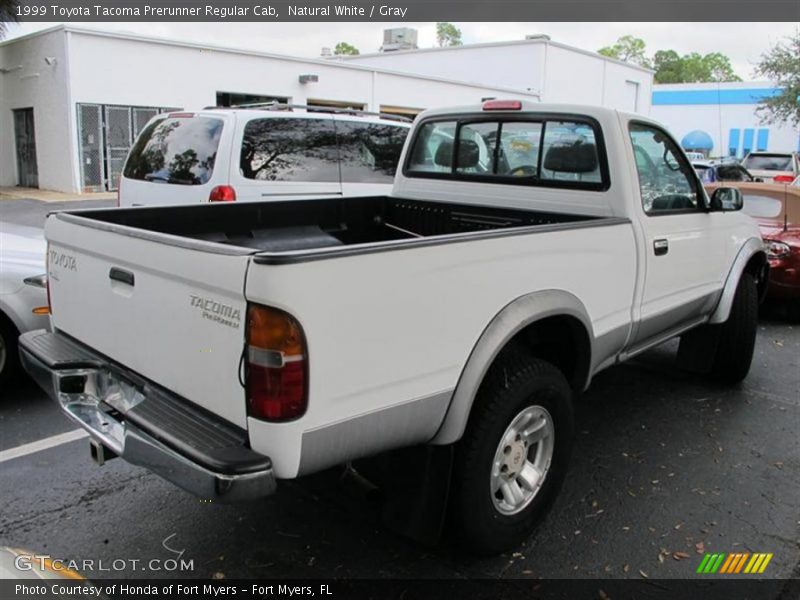 Natural White / Gray 1999 Toyota Tacoma Prerunner Regular Cab