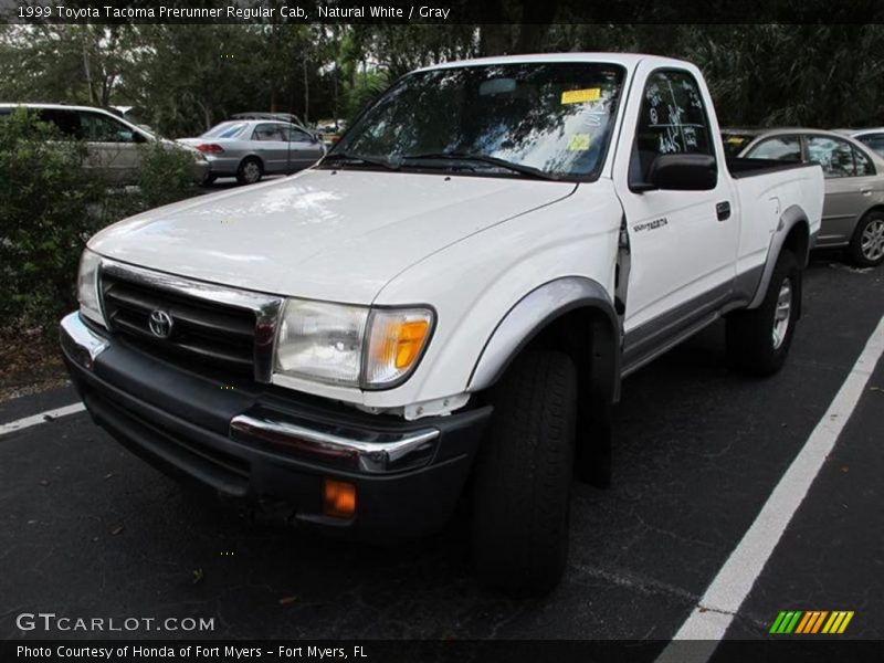 Natural White / Gray 1999 Toyota Tacoma Prerunner Regular Cab