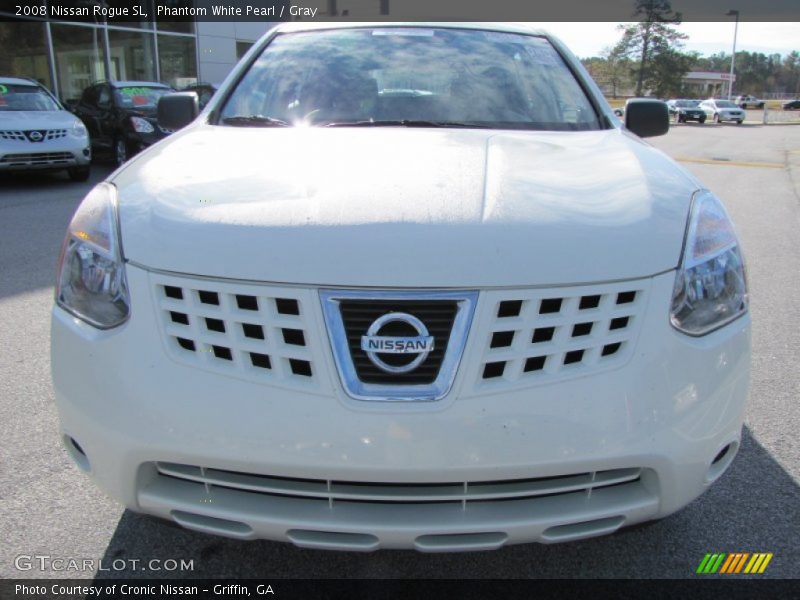 Phantom White Pearl / Gray 2008 Nissan Rogue SL