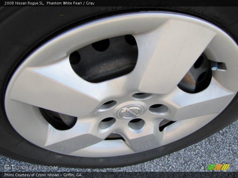 Phantom White Pearl / Gray 2008 Nissan Rogue SL