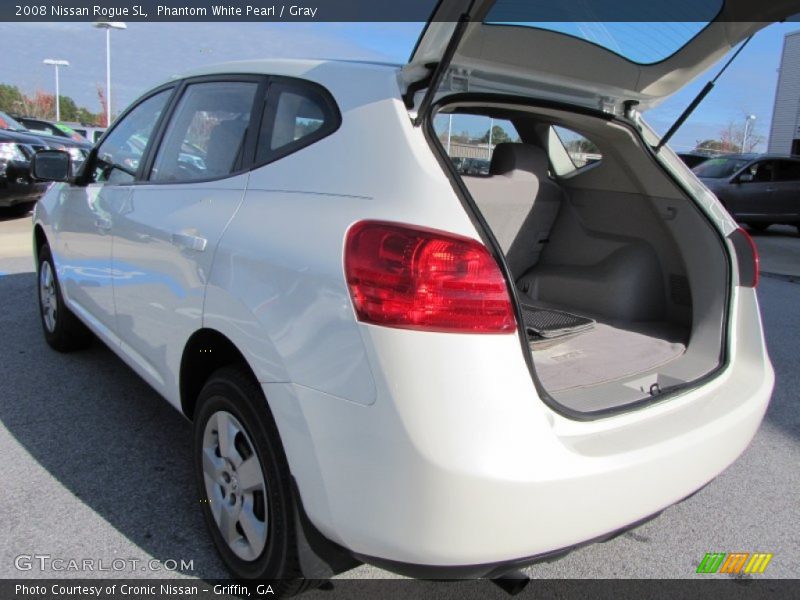 Phantom White Pearl / Gray 2008 Nissan Rogue SL