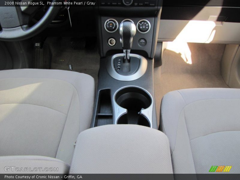 Phantom White Pearl / Gray 2008 Nissan Rogue SL
