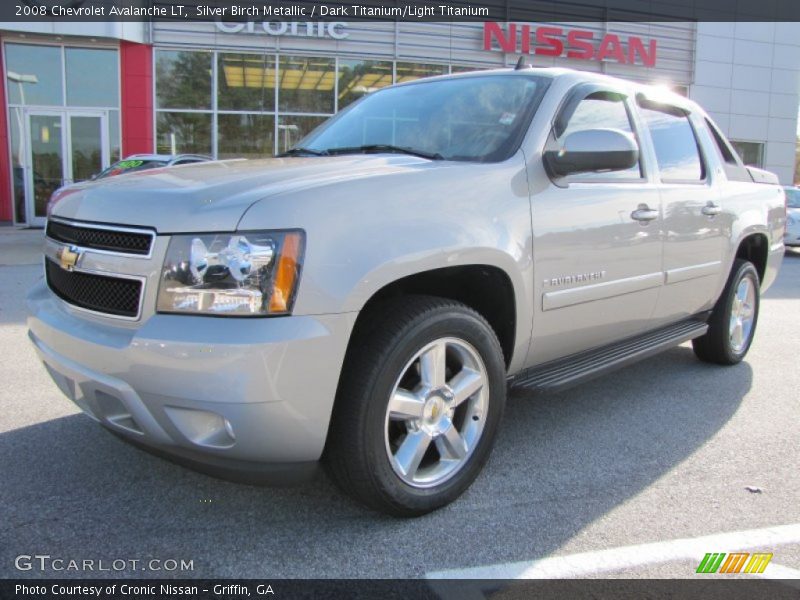 Silver Birch Metallic / Dark Titanium/Light Titanium 2008 Chevrolet Avalanche LT