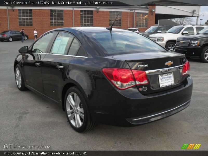 Black Granite Metallic / Jet Black Leather 2011 Chevrolet Cruze LTZ/RS