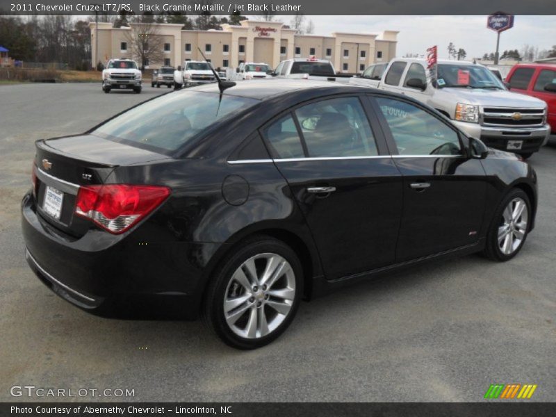 Black Granite Metallic / Jet Black Leather 2011 Chevrolet Cruze LTZ/RS