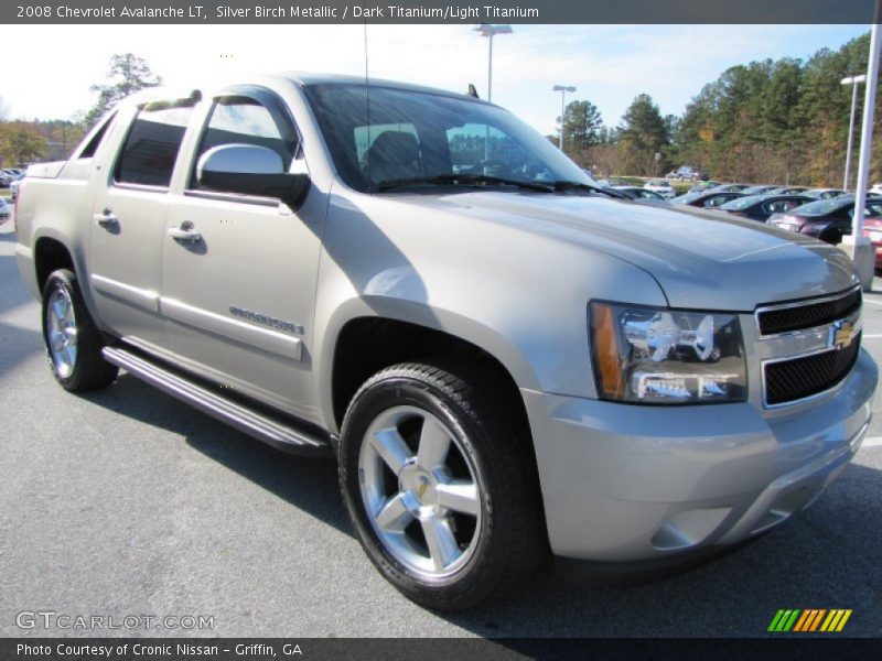 Silver Birch Metallic / Dark Titanium/Light Titanium 2008 Chevrolet Avalanche LT
