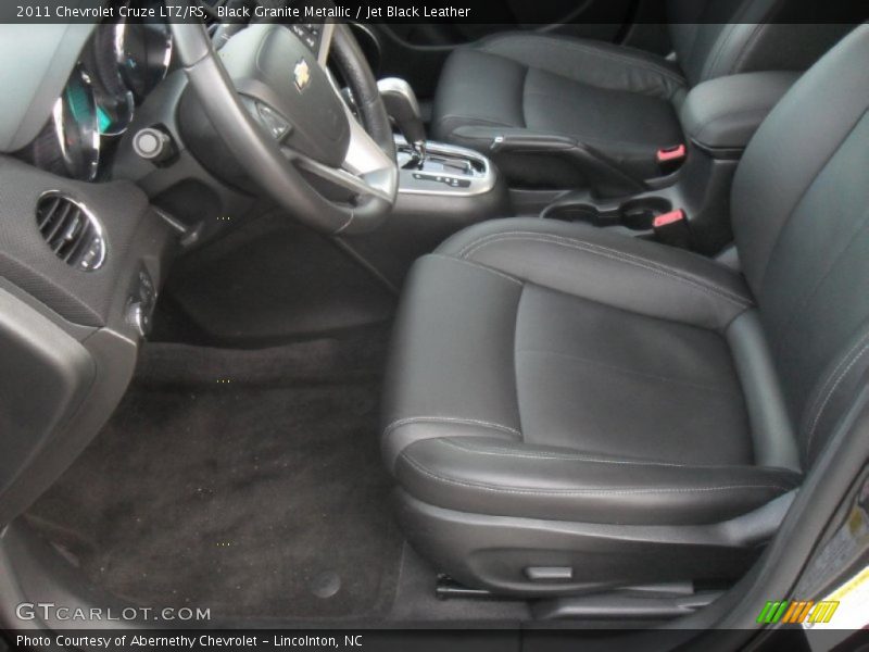 Black Granite Metallic / Jet Black Leather 2011 Chevrolet Cruze LTZ/RS