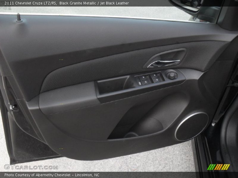 Black Granite Metallic / Jet Black Leather 2011 Chevrolet Cruze LTZ/RS