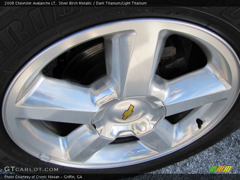 Silver Birch Metallic / Dark Titanium/Light Titanium 2008 Chevrolet Avalanche LT