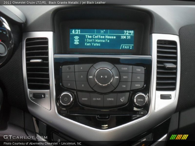 Black Granite Metallic / Jet Black Leather 2011 Chevrolet Cruze LTZ/RS