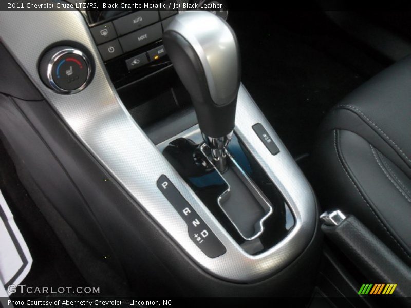 Black Granite Metallic / Jet Black Leather 2011 Chevrolet Cruze LTZ/RS