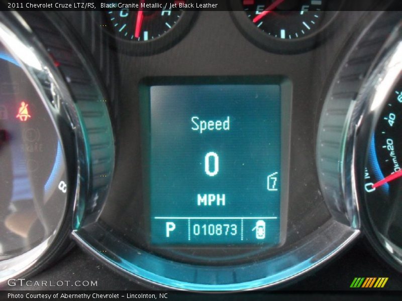 Black Granite Metallic / Jet Black Leather 2011 Chevrolet Cruze LTZ/RS