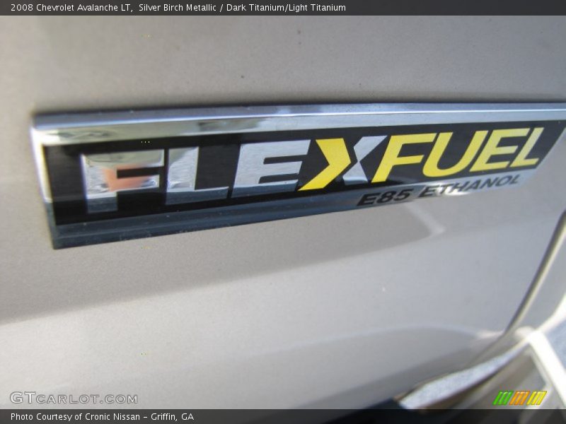 Silver Birch Metallic / Dark Titanium/Light Titanium 2008 Chevrolet Avalanche LT