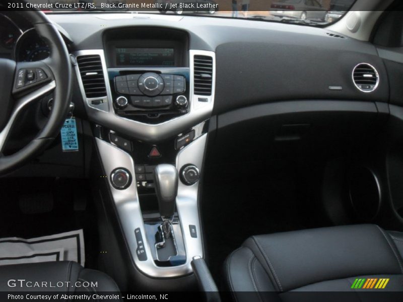 Black Granite Metallic / Jet Black Leather 2011 Chevrolet Cruze LTZ/RS