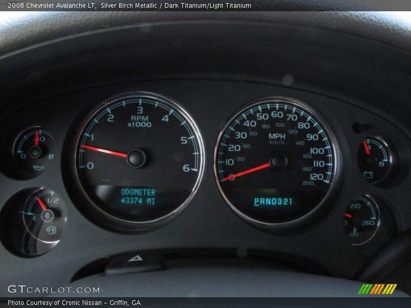 Silver Birch Metallic / Dark Titanium/Light Titanium 2008 Chevrolet Avalanche LT