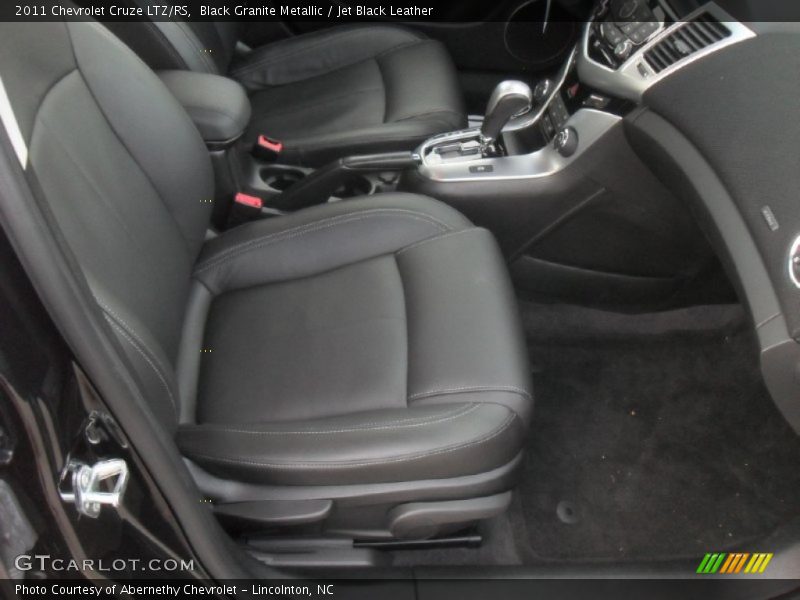 Black Granite Metallic / Jet Black Leather 2011 Chevrolet Cruze LTZ/RS