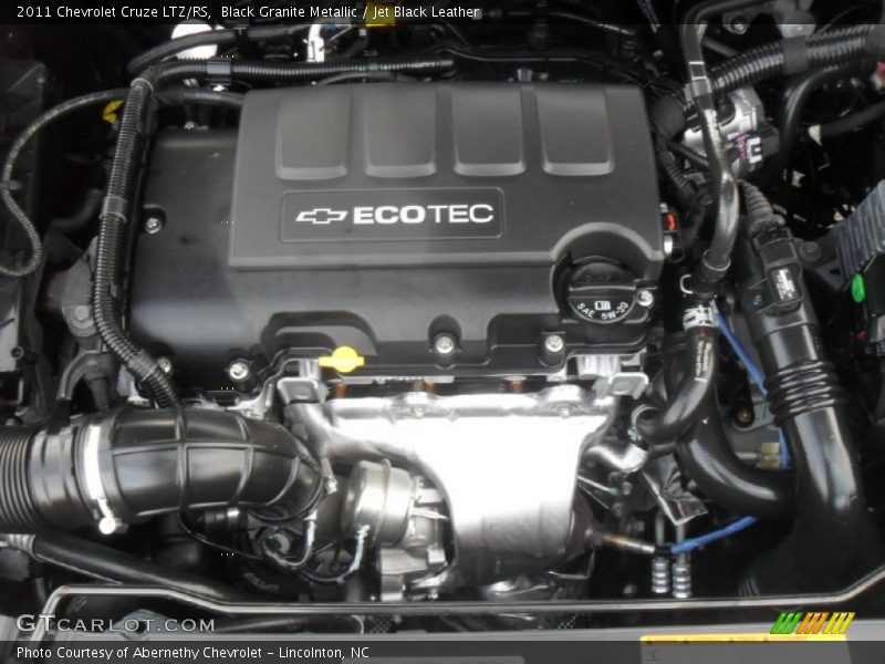 Black Granite Metallic / Jet Black Leather 2011 Chevrolet Cruze LTZ/RS