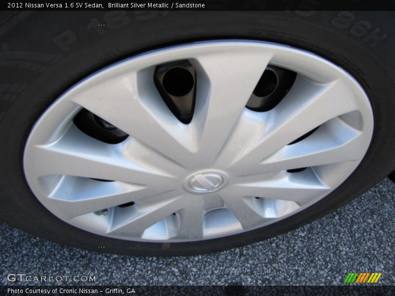 Brilliant Silver Metallic / Sandstone 2012 Nissan Versa 1.6 SV Sedan
