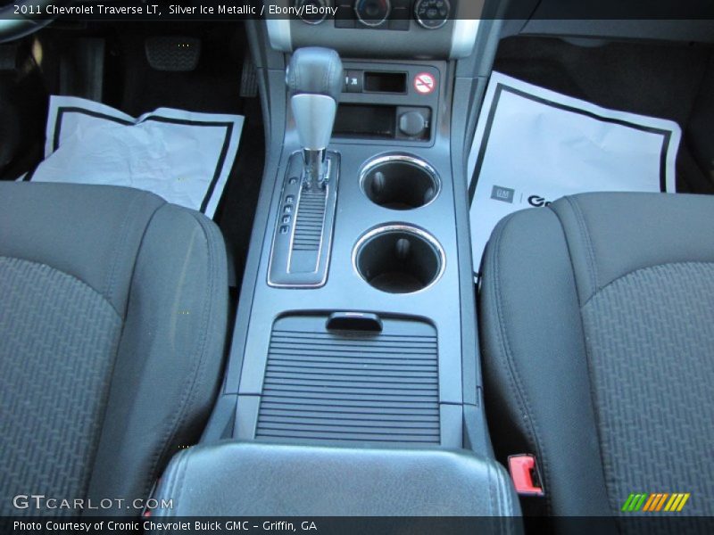 Silver Ice Metallic / Ebony/Ebony 2011 Chevrolet Traverse LT