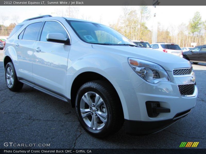 Summit White / Jet Black 2012 Chevrolet Equinox LT