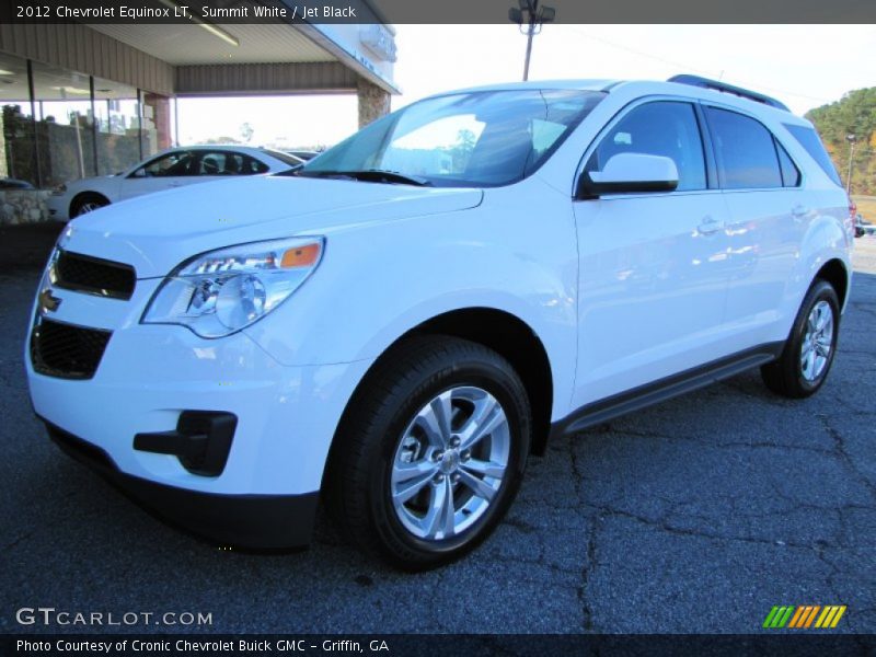 Summit White / Jet Black 2012 Chevrolet Equinox LT