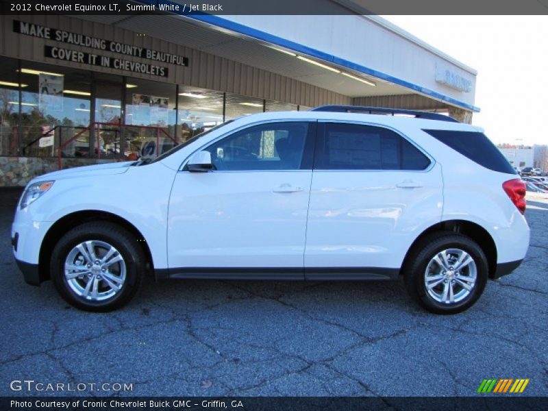 Summit White / Jet Black 2012 Chevrolet Equinox LT