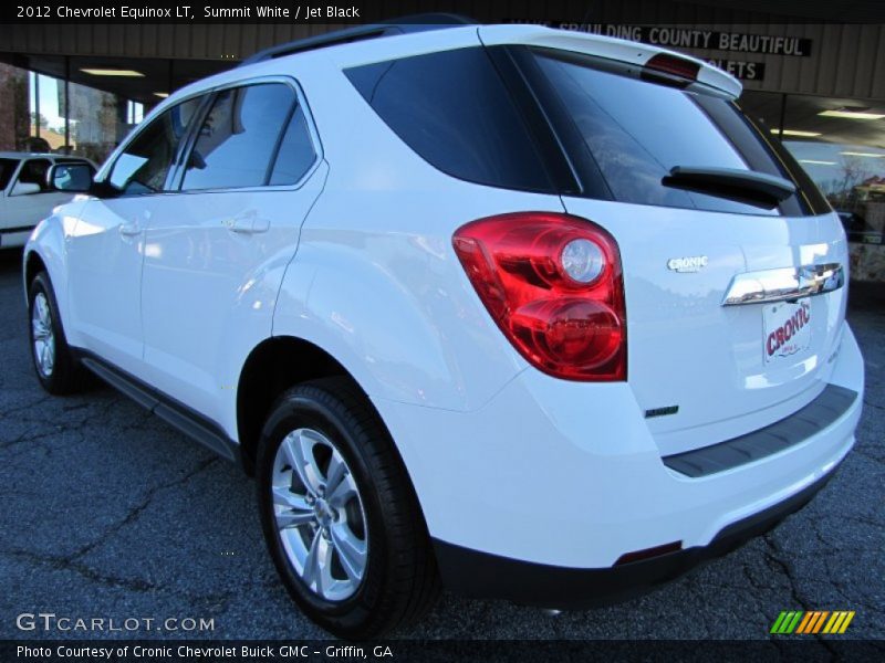Summit White / Jet Black 2012 Chevrolet Equinox LT