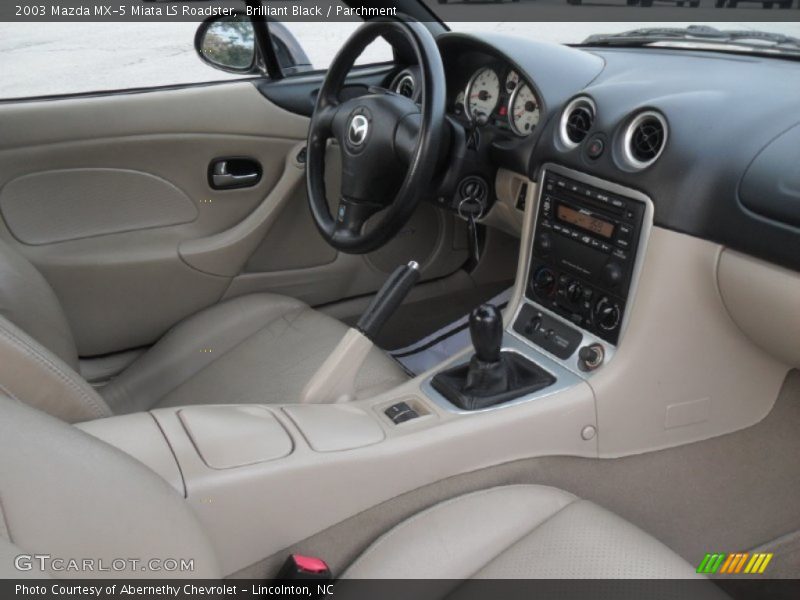  2003 MX-5 Miata LS Roadster Parchment Interior