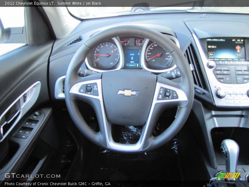 Summit White / Jet Black 2012 Chevrolet Equinox LT