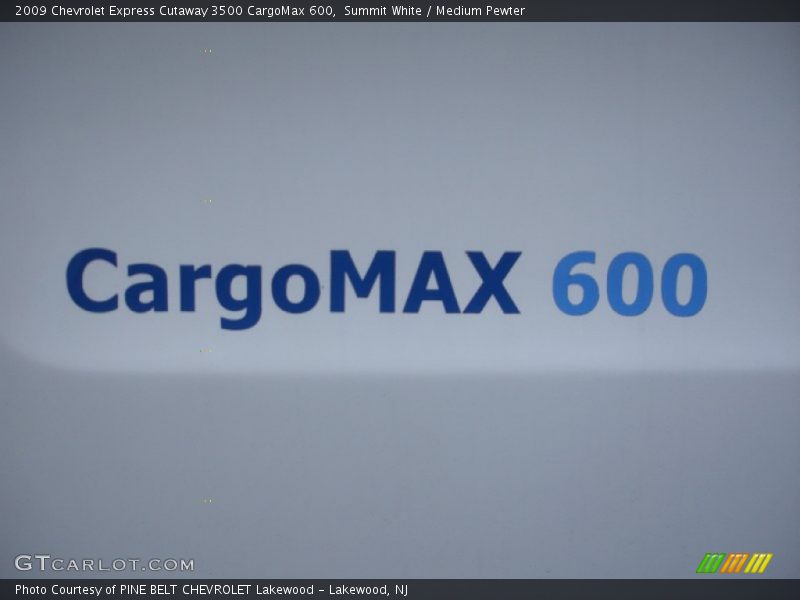 Summit White / Medium Pewter 2009 Chevrolet Express Cutaway 3500 CargoMax 600