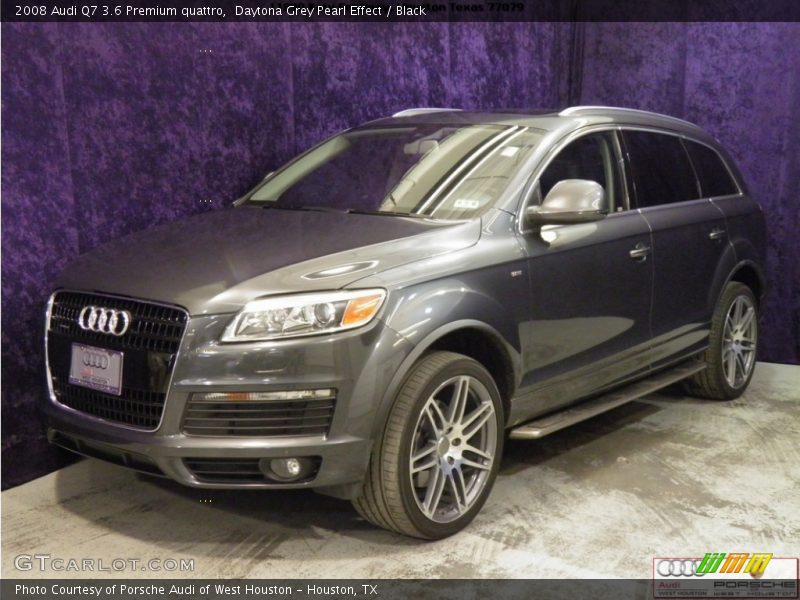 Daytona Grey Pearl Effect / Black 2008 Audi Q7 3.6 Premium quattro
