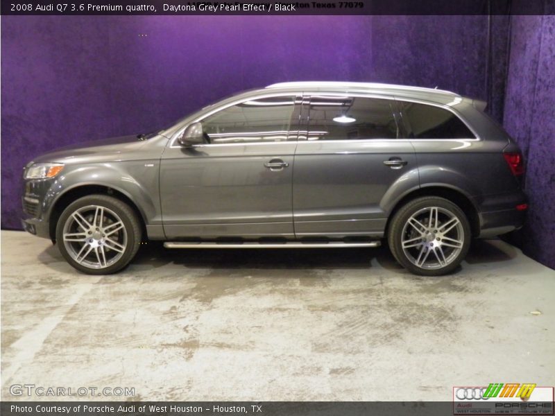 Daytona Grey Pearl Effect / Black 2008 Audi Q7 3.6 Premium quattro