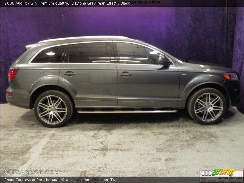Daytona Grey Pearl Effect / Black 2008 Audi Q7 3.6 Premium quattro