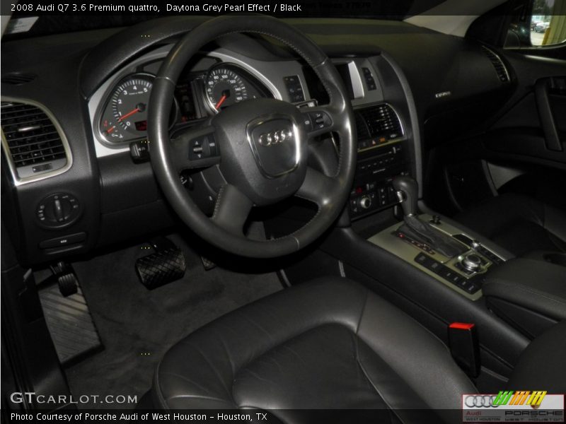 Daytona Grey Pearl Effect / Black 2008 Audi Q7 3.6 Premium quattro