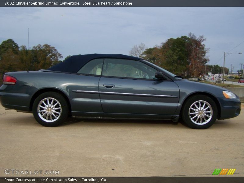 2002 Sebring Limited Convertible Steel Blue Pearl