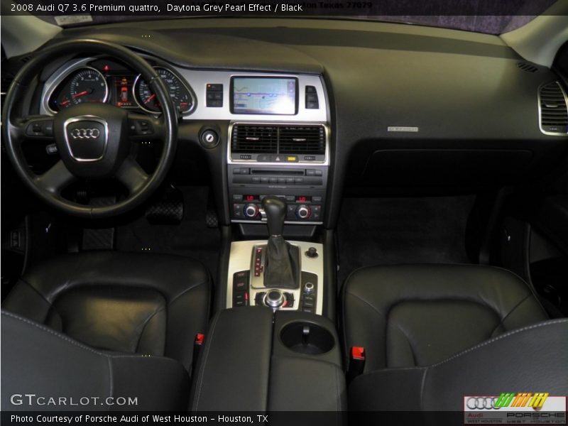 Daytona Grey Pearl Effect / Black 2008 Audi Q7 3.6 Premium quattro