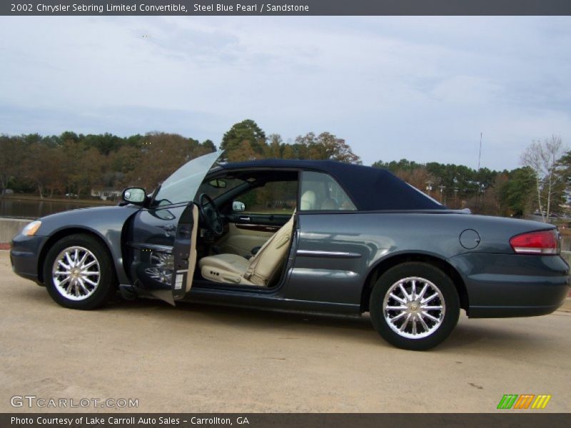  2002 Sebring Limited Convertible Steel Blue Pearl