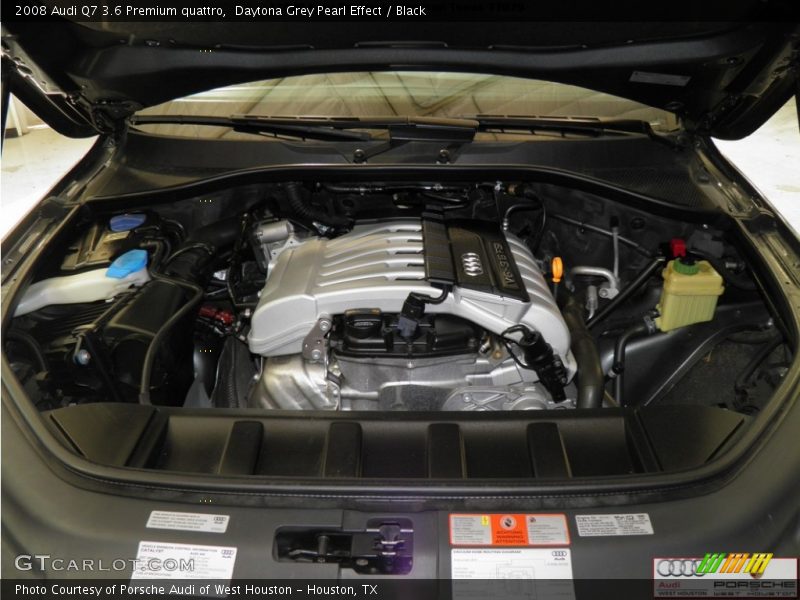 Daytona Grey Pearl Effect / Black 2008 Audi Q7 3.6 Premium quattro