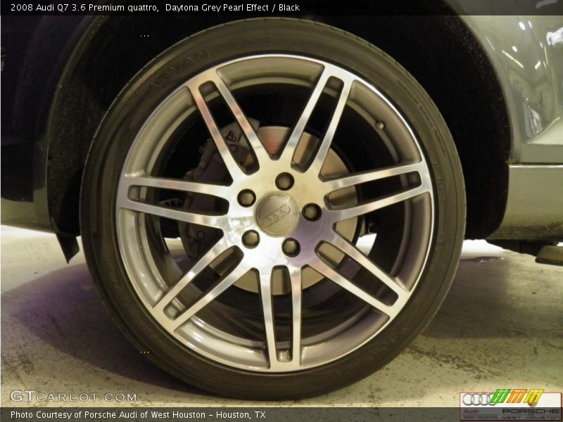 Daytona Grey Pearl Effect / Black 2008 Audi Q7 3.6 Premium quattro