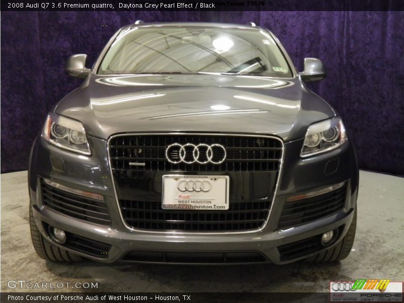 Daytona Grey Pearl Effect / Black 2008 Audi Q7 3.6 Premium quattro