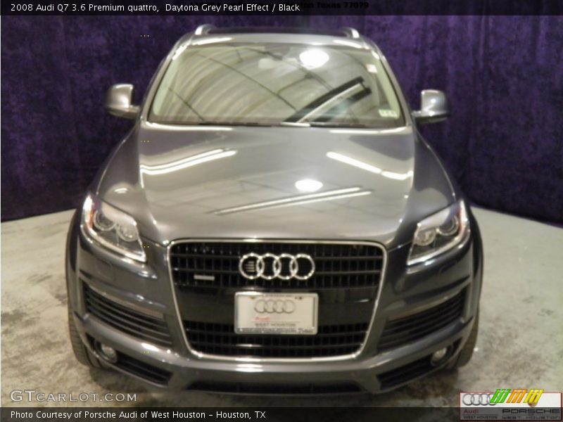Daytona Grey Pearl Effect / Black 2008 Audi Q7 3.6 Premium quattro