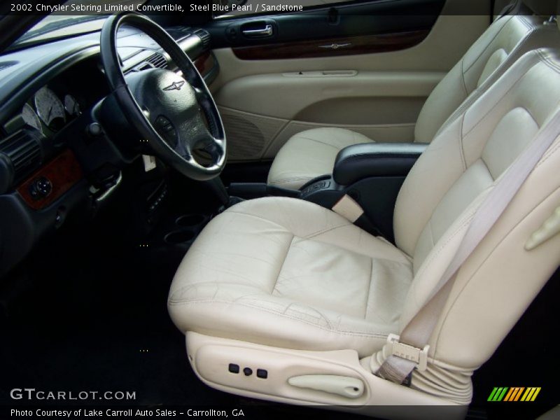  2002 Sebring Limited Convertible Sandstone Interior