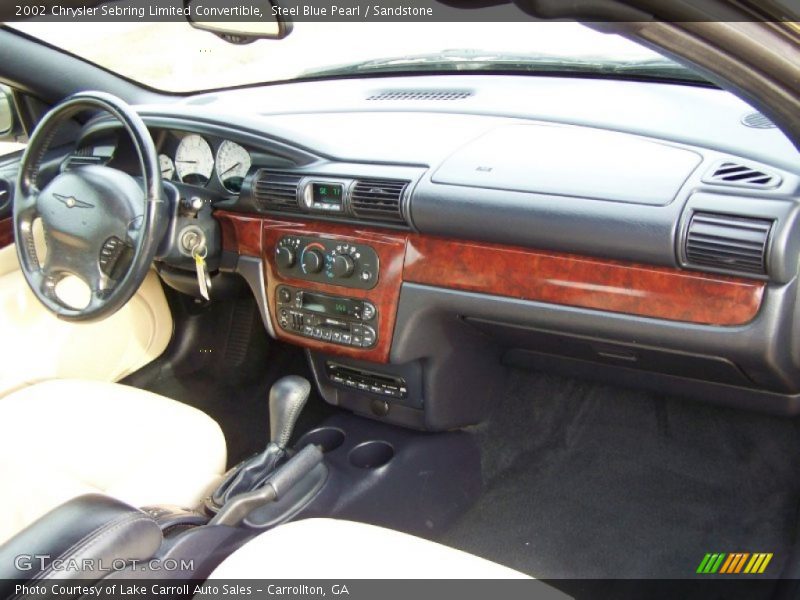 Dashboard of 2002 Sebring Limited Convertible