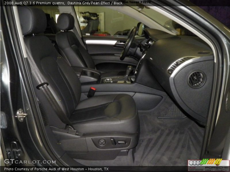 Daytona Grey Pearl Effect / Black 2008 Audi Q7 3.6 Premium quattro