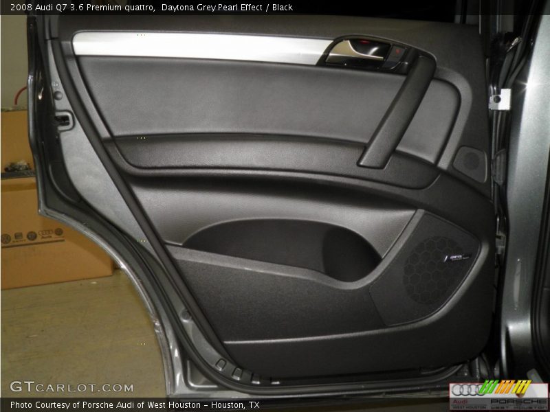 Daytona Grey Pearl Effect / Black 2008 Audi Q7 3.6 Premium quattro