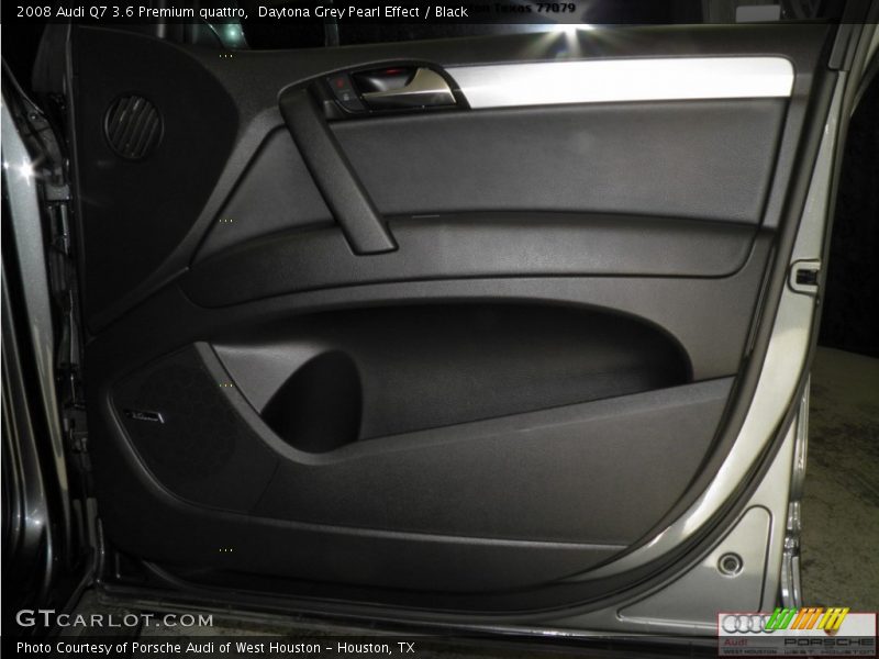 Daytona Grey Pearl Effect / Black 2008 Audi Q7 3.6 Premium quattro