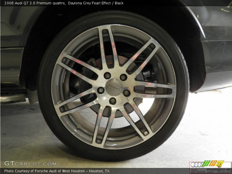 Daytona Grey Pearl Effect / Black 2008 Audi Q7 3.6 Premium quattro