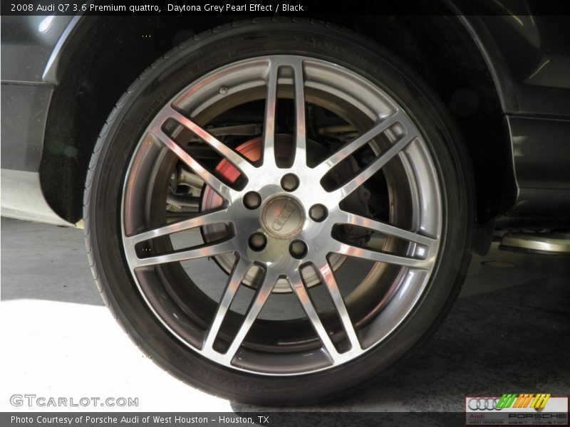 Daytona Grey Pearl Effect / Black 2008 Audi Q7 3.6 Premium quattro