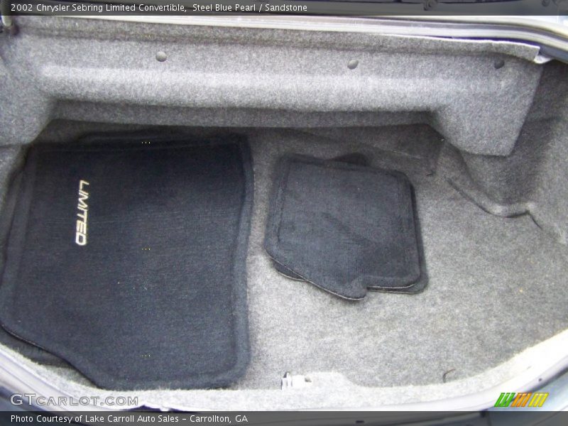  2002 Sebring Limited Convertible Trunk