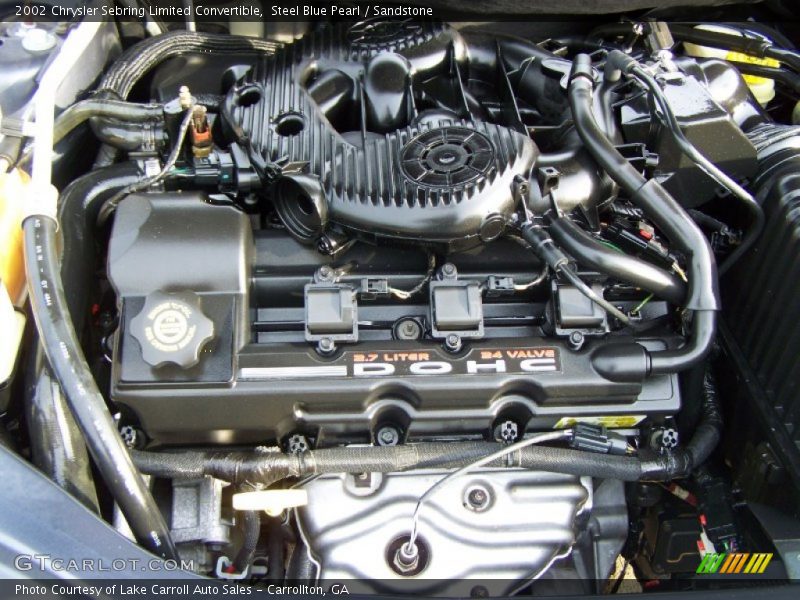  2002 Sebring Limited Convertible Engine - 2.7 Liter DOHC 24-Valve V6